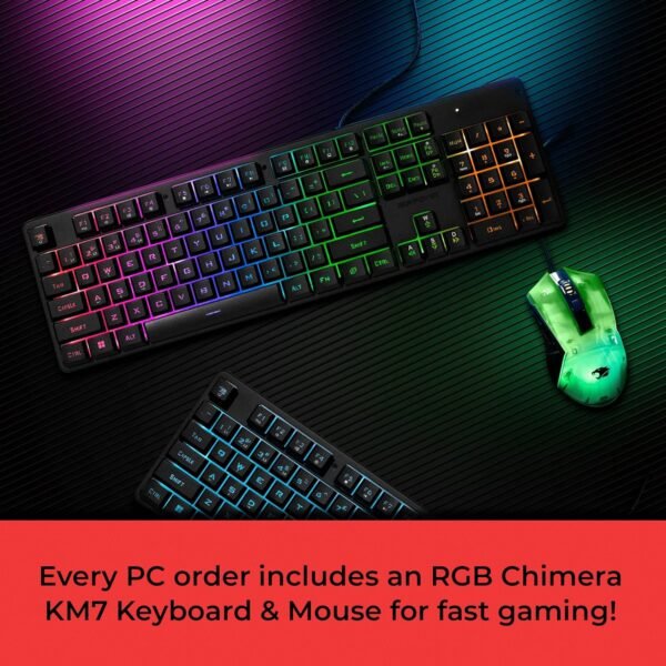 91jW-RJAhSL._AC_SL1500_.jpg iBUYPOWER Slate MESH Gaming PC Desktop Computer Intel Core i7 14700F CPU, NVIDIA GeForce RTX 5070 12GB GPU, 32GB DDR5 RGB 5200MHz RAM, 1TB NVMe SSD, Windows 11 Home, Keyboard and Mouse - SMI7N5701