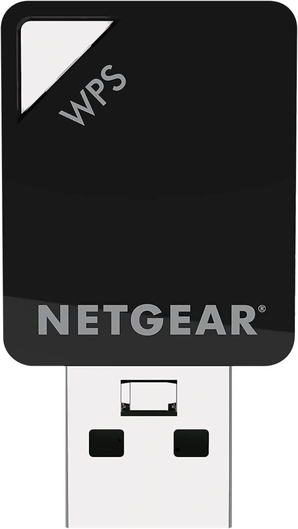 41BL3qrxwDS._AC_SL1350_.jpg NETGEAR WiFi 5 USB 2.0 Mini Adapter (A6100) – AC600 Dual-Band Wireless Speed (Up to 600 Mbps), Works with Any WiFi 5 Router – for Windows PC