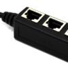 41RjzIwWjBL.jpg RJ45 LAN Ethernet Network Distributor Splitter 1 Male to 3 Female Socket Port Adapter Cable Extender Cable Compatible with Cat5 Cat5e Cat6 Cat7