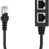 41okE1hwq1L.jpg RJ45 LAN Ethernet Network Distributor Splitter 1 Male to 3 Female Socket Port Adapter Cable Extender Cable Compatible with Cat5 Cat5e Cat6 Cat7