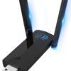 Wireless USB 3.0 WiFi Adapter for Desktop PC, AC 1300Mbps Wireless USB 3.0 WiFi Adapter for Desktop PC, AC 1300Mbps USB WiFi Dual-Band Network Adapter for PC with 400Mbps/2.4G 867Mbps/5G,Dual 5Dbi Antennas, Wireless WiFi Dongle for Windows11/10/8/7/Vista/XP