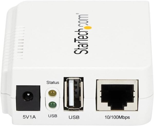 51Ais5gVoOL._AC_SL1038_.jpg StarTech.com StarTech.com 1-Port Wireless N USB 2.0 Network Print Server - 10/100 Mbps Ethernet USB Printer Server Adapter - Windows 10 - 802.11 b/g/n , TAA (PM1115UW)