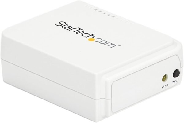 StarTech.com StarTech.com 1-Port Wireless N USB 2.0 Network Print Server StarTech.com StarTech.com 1-Port Wireless N USB 2.0 Network Print Server - 10/100 Mbps Ethernet USB Printer Server Adapter - Windows 10 - 802.11 b/g/n , TAA (PM1115UW)