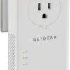 51FczIEhEwL._AC_SL1350_.jpg NETGEAR Powerline Adapter Kit, 2000 Mbps Wall-Plug, 2 Gigabit Ethernet Ports with Passthrough + Extra Outlet (PLP2000-100PAS)