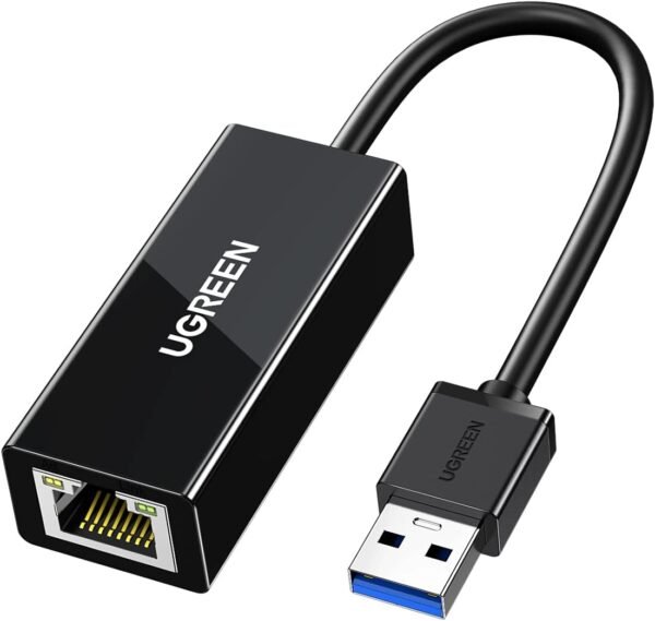 51H6bsvGktL._AC_SL1500_.jpg UGREEN USB to Ethernet Adapter, 1000Mbps Plug and Play Ethernet Adapter with USB 3.0, Driver Free, RJ45 LAN Network Dongle Compatible with Nintendo Switch, Laptop, PC, MacBook, Windows, macOS, Linux