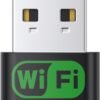 USB WiFi Adapter, Plug-n-Play, Built -in high -gain Antenna, USB USB WiFi Adapter, Plug-n-Play, Built -in high -gain Antenna, USB Adapter Suitable for PC Desktop Laptop Windows11/10/8/7.
