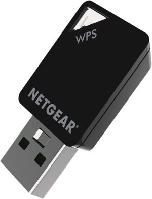 NETGEAR WiFi 5 USB 2.0 Mini Adapter (A6100) – AC600 NETGEAR WiFi 5 USB 2.0 Mini Adapter (A6100) – AC600 Dual-Band Wireless Speed (Up to 600 Mbps), Works with Any WiFi 5 Router – for Windows PC