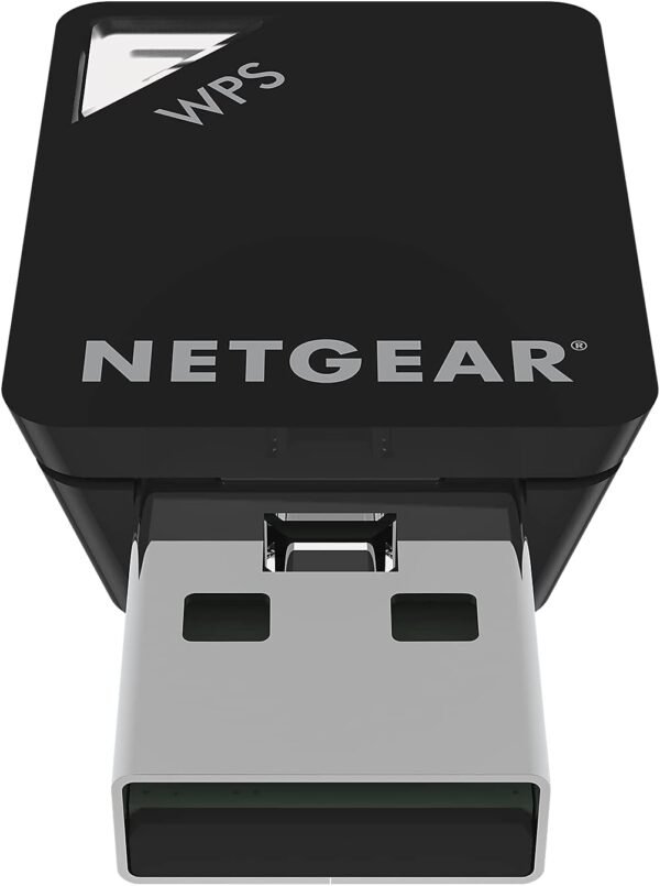 51TFFBbaUS._AC_SL1350_.jpg NETGEAR WiFi 5 USB 2.0 Mini Adapter (A6100) – AC600 Dual-Band Wireless Speed (Up to 600 Mbps), Works with Any WiFi 5 Router – for Windows PC