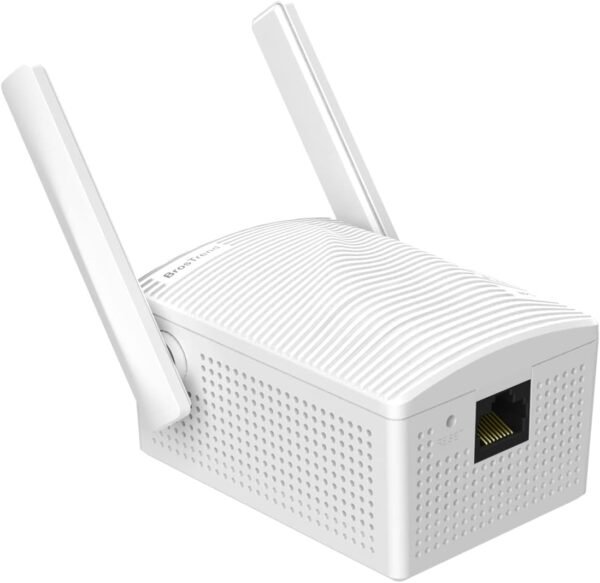 BrosTrend Dual Band 1200Mbps WiFi Bridge, Convert Your Wired Device BrosTrend Dual Band 1200Mbps WiFi Bridge, Convert Your Wired Device to Wireless Network, Works with Any Ethernet-Enabled Devices, WiFi to Ethernet Adapter with Standard RJ45 LAN Port, Easy Setup