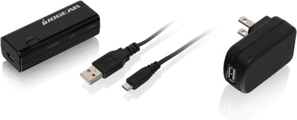 51eZv1BTBaL._AC_SL1500_.jpg IOGEAR Universal Ethernet to Wi-Fi N Adapter - Speeds of up to 300Mbps on 2.4GHz - Push-button Wi-Fi Protected Setup (WPS) - Supports WEP, WPA, WPA2, TKIP and AES encryption - GWU637