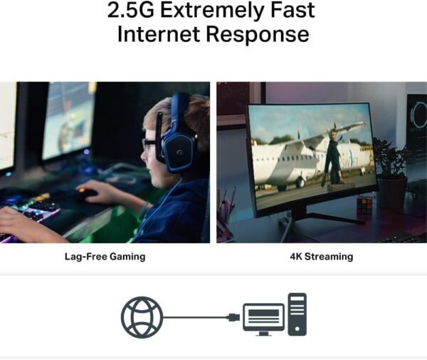 TP-Link 2.5GB PCIe Network Card (TX201) – PCIe to 2.5 Gigabit Ethernet Network Adapter, Supports Windows 11/10/8.1/8/7, Win Server 2022/2019/2016, Linux