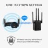 LIVINGTHING WiFi to Ethernet Adapter Wireless Bridge AC1200 Dual Band with RJ45 Port 5G/2.4G Convert Wired Device to WiFi for Printer