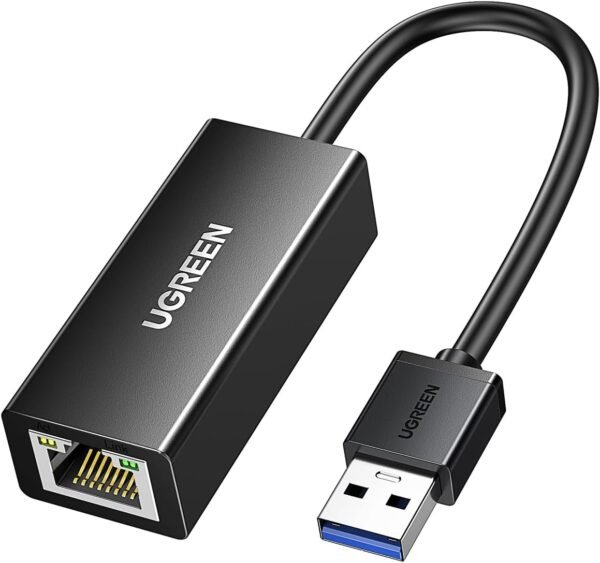 UGREEN USB to Ethernet Adapter, 1000Mbps Plug and Play Ethernet UGREEN USB to Ethernet Adapter, 1000Mbps Plug and Play Ethernet Adapter with USB 3.0, Driver Free, RJ45 LAN Network Dongle Compatible with Nintendo Switch, Laptop, PC, MacBook, Windows, macOS, Linux