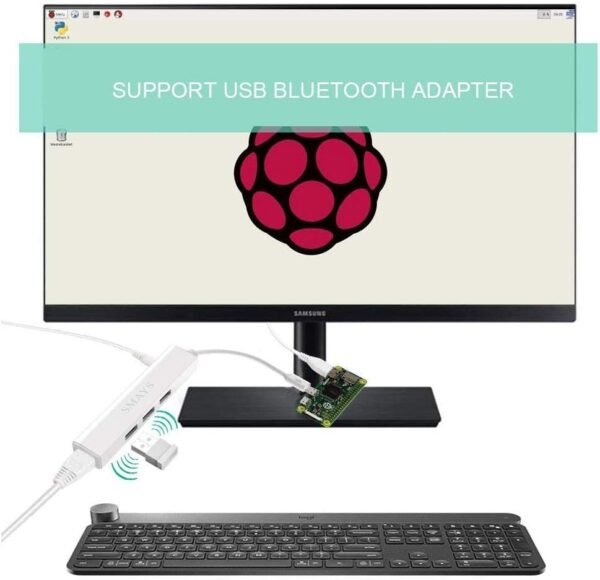 61J5AJDhwmL._AC_SL1000_.jpg Micro USB OTG to Ethernet Adapter with Powered Hub - Compatible with Raspberry Pi Zero, Older Android Devices, and Google Chromecast