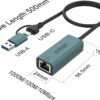 61K4IFzxcDL._AC_SL1500_.jpg USB-A and USB-C to Ethernet Adapter,Driver Free RJ45 to USB C or USB A, Gigabit Ethernet LAN Network Adapter for Windows,Mac OS, iOS and More