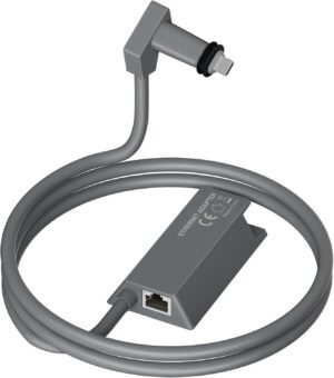 Mwin Starlink Ethernet Adapter for Gen 2 - Starlink Accessories Mwin Starlink Ethernet Adapter for Gen 2 - Starlink Accessories for V2 Internet Kit Satellite, Powerline Ethernet Adapter Actuated Gen 2 for Wired External Network Fast & Stable Connection