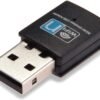 300Mbps USB WiFi Adapter, LOTEKOO Wireless LAN Network Card Adapter WiFi Dongle for Desktop Laptop PC Windows 10 8 7 XP MAC OS (Plug-and-Play for Windows10)