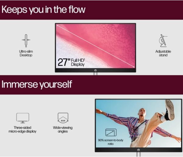 61RtPRCWJ0L._AC_SL1500_.jpg HP 27" FHD Touchscreen Business All-in-One Desktop Computer, Intel 12-Core Ultra 7 155U (Beats i7-1355U), 64 GB DDR5 RAM, 2 TB SSD, Intel Iris Xe Graphics, Wired KB & Mouse, Wi-Fi 6, Windows 11 Pro