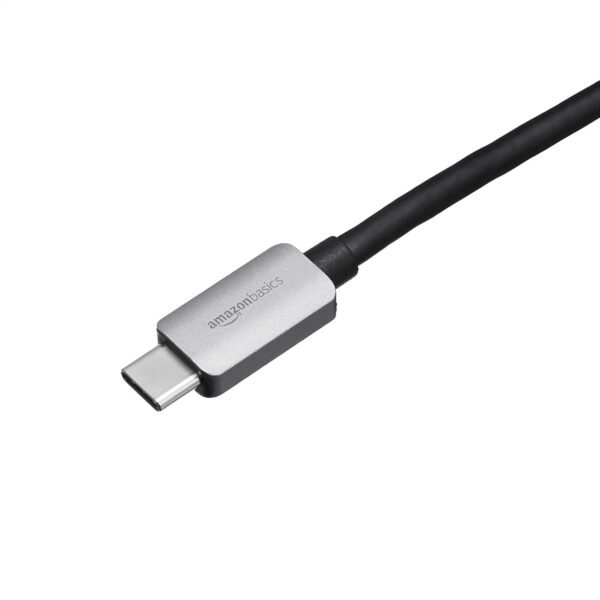 61SZiOpDzBL._AC_SL1500_.jpg Amazon Basics Aluminum USB-C to RJ45 Gigabit Ethernet Adapter, Fast Network, Grey, 2.07 x 0.81 x 0.6 inches