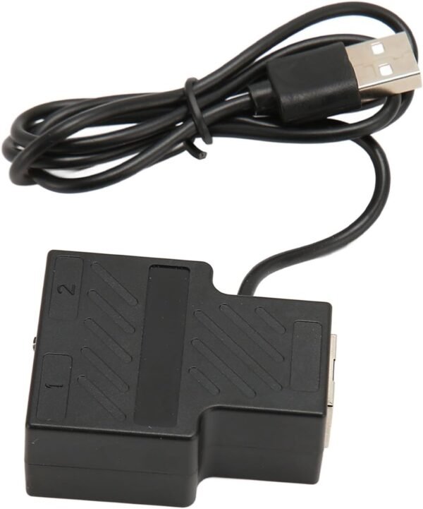 61TW8K64ruL._AC_SL1500_.jpg USB to Ethernet Adapter - 10/100 Mbps Network Adapter with RJ45 Wired LAN for Laptop/PC - Ethernet Splitter with USB Power Cable - Compatible with Switch