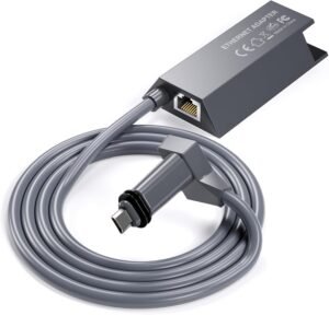 Starlink Ethernet Adapter V2 Gen2,for Starlink Rectangular Satellite Internet Standard Actuated Gen 2 V2 Wired External Network,linkoostar Starlink to RJ45 Gigabit Ethernet Adapter Internet Kit