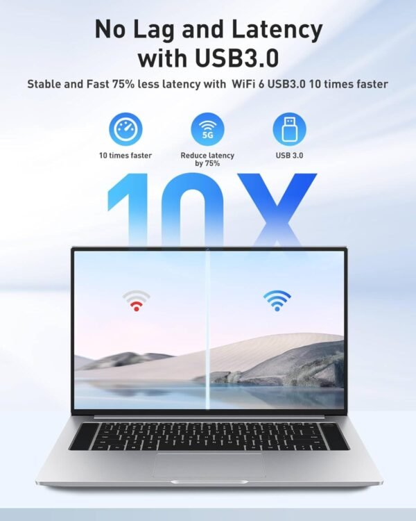 61aRp85USnL._AC_SL1500_.jpg USB WiFi Adapter for Desktop PC - 1300Mbps Wi-Fi 5G 2.4G USB 3.0 Wireless Adapter with WiFi Antenna for Win11/10/7 WiFi Dongle for Desktop PC Laptop Internet Network Wi-Fi Card