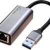 USB A to ethernet Adapter,USB 3.0 Gigabit to ethernet Adapter USB A to ethernet Adapter,USB 3.0 Gigabit to ethernet Adapter Compatibility 100/1000MBPS,Compatible with Windows, Mac OS, Linux, PC, Laptops, and More