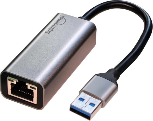 USB A to ethernet Adapter,USB 3.0 Gigabit to ethernet Adapter USB A to ethernet Adapter,USB 3.0 Gigabit to ethernet Adapter Compatibility 100/1000MBPS,Compatible with Windows, Mac OS, Linux, PC, Laptops, and More