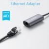 Anker USB C 3.0 to Ethernet Adapter, Portable 1-Gigabit Network Hub, 10/100/1000 Mbps, for MacBook Pro, iPad Pro 2019/2018, ChromeBook, XPS, Galaxy S9/S8, and More