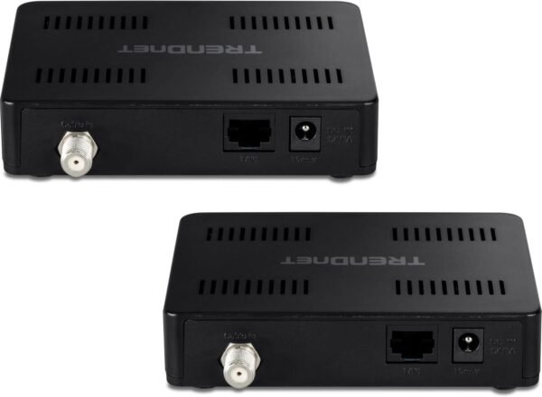 61bih-RSZWL._AC_SL1500_.jpg TRENDnet Ethernet Over Coax MoCa 2.5 Adapter (2-Pack), TMO-312C2K, Backward Compatible with MoCA 2.0/1.1/1.0, RJ-45 Gigabit LAN Port, Supports Net Throughput up to 1Gbps, Support up to 16 Nodes, Black