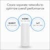 61dw8f0vOL._AC_SL1200_.jpg NETGEAR Orbi 370 Series Dual-Band WiFi 7 Mesh Network System for Home (RBE373) – Wireless Router + 2 Extenders, Security Features, 5 Gbps, Covers 6,000 sq.ft., 70 Devices, 2.5GB Internet Port, BE5000