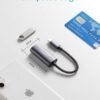 Anker USB C 3.0 to Ethernet Adapter, Portable 1-Gigabit Network Hub, 10/100/1000 Mbps, for MacBook Pro, iPad Pro 2019/2018, ChromeBook, XPS, Galaxy S9/S8, and More
