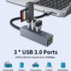 61ftipsUZSL._AC_SL1500_.jpg USB to Ethernet Adapter for Laptop, 4-in-1 USB3.0 to RJ45 Hub, 3*USB 3.0, Gigabit 10/100/1000Mbps, Support for MacBook, Surface Pro, Windows, Linux, Chromebook and More