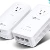 TP-Link Powerline WiFi Extender TL-WPA8631P KIT- Includes AV1300 Powerline Network TP-Link Powerline WiFi Extender TL-WPA8631P KIT- Includes AV1300 Powerline Network Adapter and AC1200 Dual Band Extender, 2x2 MIMO, 3 Gigabit Ports, Passthrough, Plug & Play, Free Expert Support
