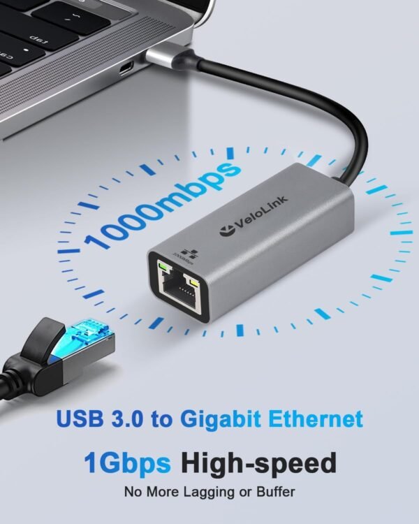 61wR9bKN1nL._AC_SL1500_.jpg USB a to ethernet Adapter,USB gigabit ethernet Adapter,Ethernet Adapter for Laptop,USB3.0 to Network,USBA to rj45