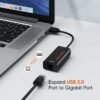 CableCreation USB to Ethernet Adapter, USB 3.0 to 10/100/1000 Gigabit Wired LAN Network Adapter Compatible with Nintendo Switch, Windows, MacBook, macOS, Mac Pro Mini, Laptop, PC-10PACK