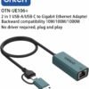 61yVcu5EczL._AC_SL1500_.jpg USB-A and USB-C to Ethernet Adapter,Driver Free RJ45 to USB C or USB A, Gigabit Ethernet LAN Network Adapter for Windows,Mac OS, iOS and More