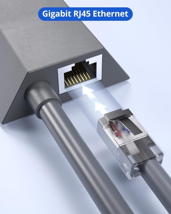 71-8AKali7L._AC_SL1500_.jpg Starlink Ethernet Adapter, Ethernet Adapter for Starlink Standard Actuated, Gen2 Adapters for Wired External Network Fast Stable Connection, Starlink to RJ45 Adapters Compatible Rectangle Dish