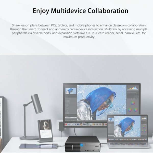 Lenovo ThinkCentre Neo 50s Gen 5 SFF Business Desktop, 14th Gen Intel 10-Core i5-14400, 32GB DDR5, 2TB SSD, DP, HDMI, VGA, DVD-RW, Wi-Fi 6, Wired Keyboard & Mouse, Windows 11 Pro, Flash Drive Bundle