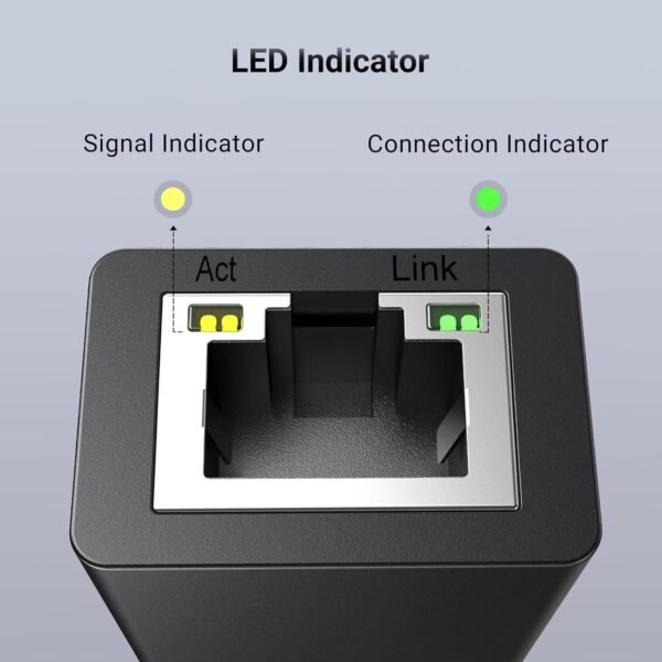 714bY1ZOakL._AC_SL1500_.jpg UGREEN USB to Ethernet Adapter, 10/100 Mbps Network Adapter, with AX88772D Chip, RJ45 Wired LAN Dongle for Laptop, Compatible with Nintendo Switch MacBook Chromebook Windows macOS Linux (Not for Wii)