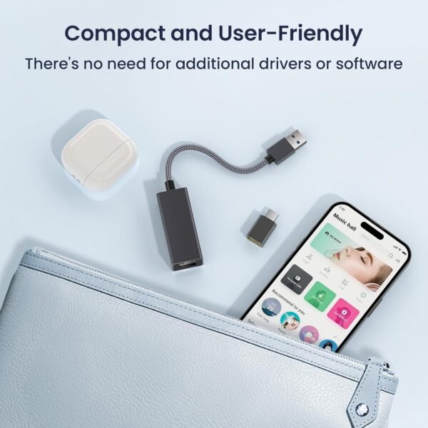 714eN8ICbL._AC_SL1500_.jpg RUXELY USB 3.0 Gigabit Ethernet Adapter with USB-C Converter,1000Mbps RJ45 Connector,Wired LAN Network Adapter for Nintendo Switch,MacBook Air/Pro,Windows,MacOS,iPadOS,Tablets,Android,Linux,Laptop,PC