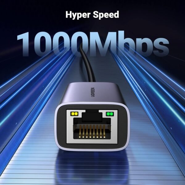 716Mw7k-MkL._AC_SL1500_.jpg UGREEN USB C to Ethernet Adapter, Plug and Play 1Gbps Ethernet Adapter, Aluminum Case, (Thunderbolt 4/3 Compatible) to RJ45 Network Dongle, Compatible for MacBook Pro/Air, iPhone 16 Pro/Max, iPad, XPS