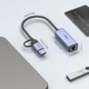 BENFEI USB 3.0 to Ethernet Adapter, USB C to RJ45 Gigabit LAN (1000Mbps) Network Adapter, Compatible with MacBook/Pro/Air, Surface Pro, Windows 11/10/8/7, Mac OS [Aluminium Shell&Nylon Cable]
