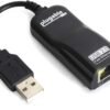 Plugable USB 2.0 to Ethernet Fast 10/100 LAN Wired Network Adapter - Driverless and Compatible with Chromebook, Windows, Linux