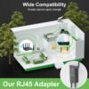 71CCySKHb0L._AC_SL1500_.jpg Starlink Ethernet Adapter V2 Gen2,for Starlink Rectangular Satellite Internet Standard Actuated Gen 2 V2 Wired External Network,linkoostar Starlink to RJ45 Gigabit Ethernet Adapter Internet Kit