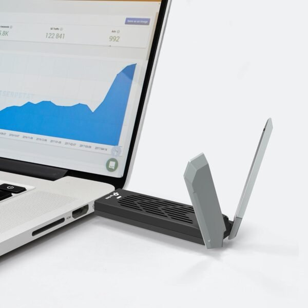 TP-Link BE6200 Tri-Band Wi-Fi 7 Wireless USB 3.0 Adapter Archer TBE401UH | WiFi Adapter for Desktop PC | Supports Windows 11,10 | 2 x High Gain Antennas | 6GHz, 4K-QAM, 160MHz, WPA3 | Secure by Design