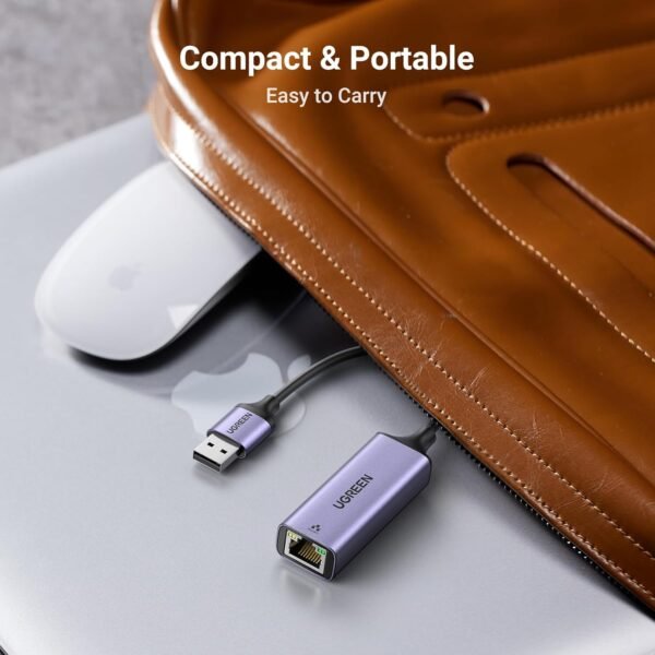 71HUcV6YfL._AC_SL1500_.jpg UGREEN USB to Ethernet Adapter, Plug and Play Ethernet Adapter, Aluminium Shell, 1Gbps Gigabit RJ45 to USB 3.0 Network Dongle, Compatible with Nintendo Switch, Laptop, MacBook, Surface Pro, Windows