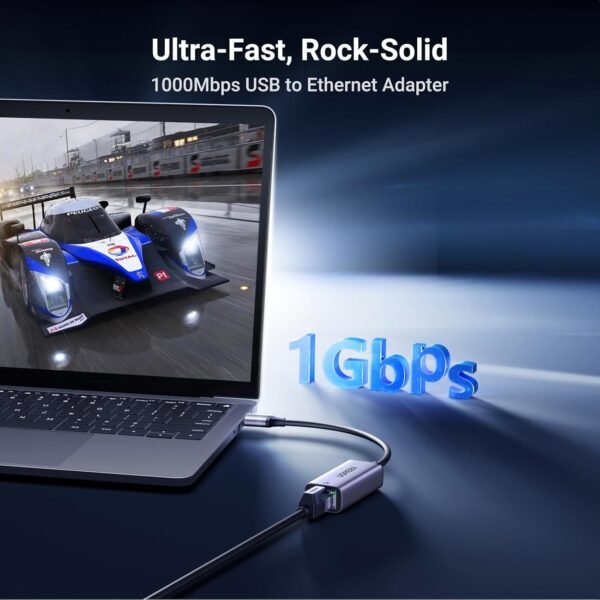 71L3PKKNfSL._AC_SL1500_.jpg UGREEN USB to Ethernet Adapter, Plug and Play Ethernet Adapter, Aluminium Shell, 1Gbps Gigabit RJ45 to USB 3.0 Network Dongle, Compatible with Nintendo Switch, Laptop, MacBook, Surface Pro, Windows