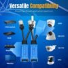 71Ue6ZoVEOL._SL1500_.jpg TNP RJ45 Ethernet Cable Combiner/Splitter Kit (1 Pair), 2 Male to 1 Female & 1 Male to 1 Female POE Data Adapter LAN Ethernet Network Extender Y Splitter Cat5e Cat6 Cable for Surveillance