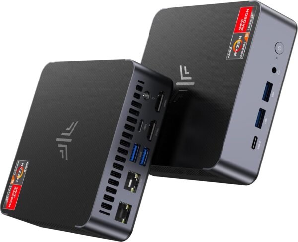 KAMRUI AM21 Mini Gaming PC Ryzen 9 6900HX (Up to KAMRUI AM21 Mini Gaming PC Ryzen 9 6900HX (Up to 4.9Ghz), Mini Desktop Computer, 16GB DDR5 4800 MHz 512GB SSD, Dual LAN, Dual NVMe PCIe 4.0 SSD Slots, WiFi 6, BT5.2, 4K@60Hz ,Business, Office, Home